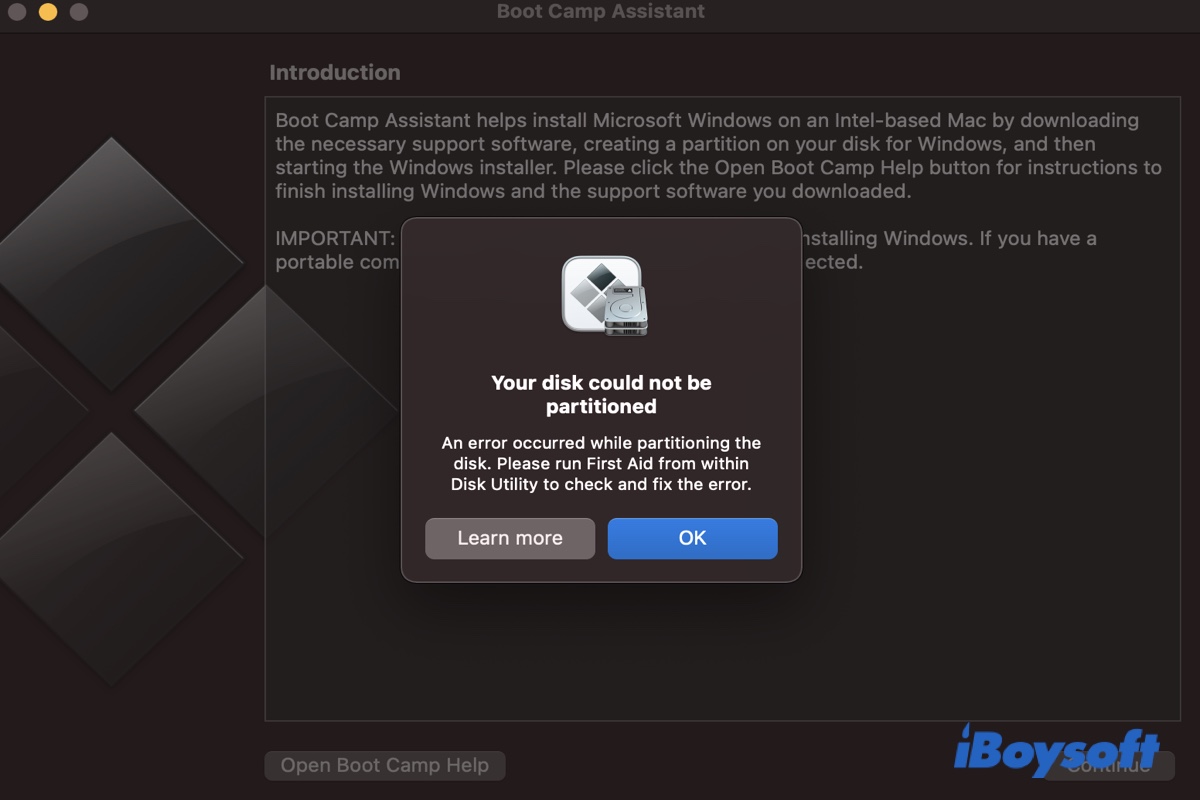 (2024) 5 Steps to Fix Boot Camp Stuck on Partitioning Disk