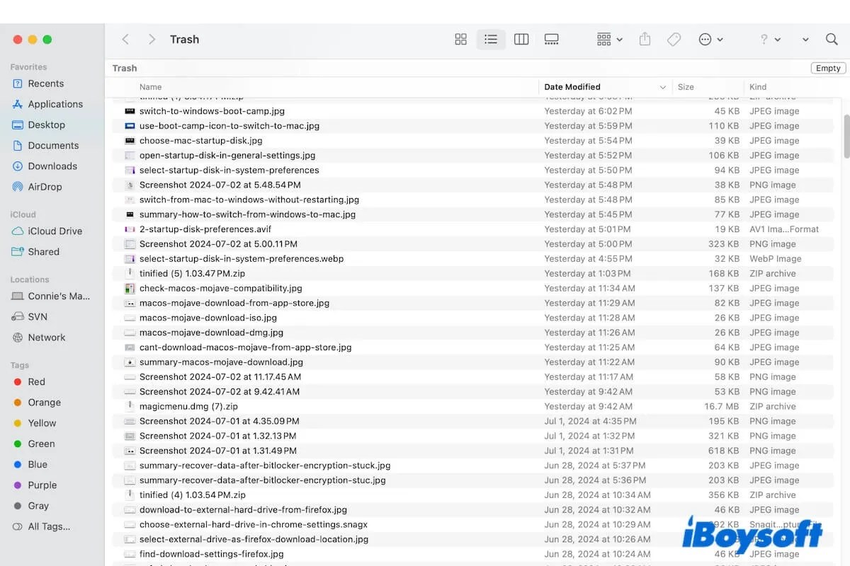 Turn off Empty Trash Automatically on Mac & Recover Files