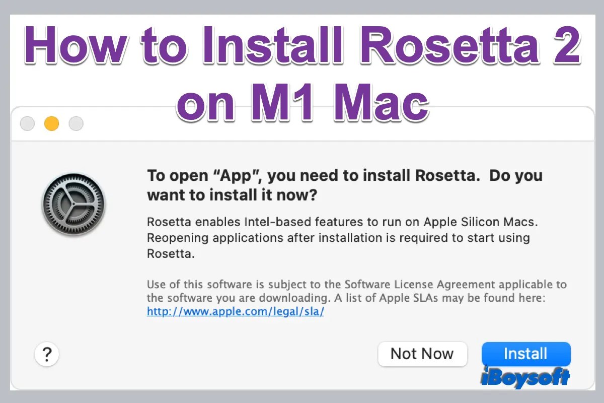 How to Install Rosetta on Mac M1/M1 Pro/M1 Max