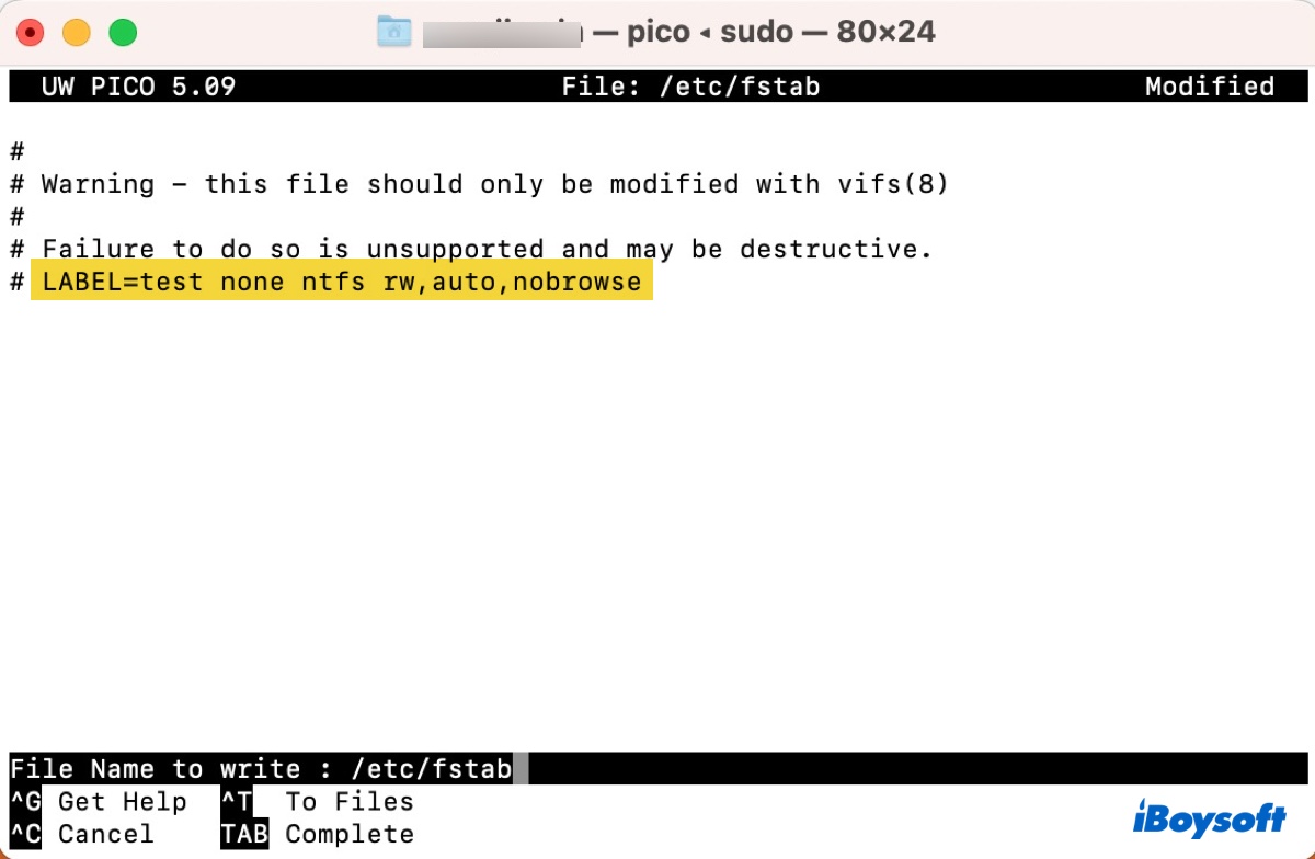 Read/Write to NTFS Drive on Apple Silicon Mac M1/M2/M3