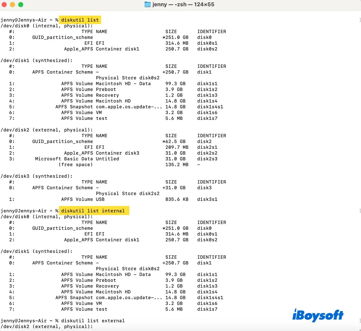 Mac Diskutil Commands (diskutil list/erase/apfs/repair)