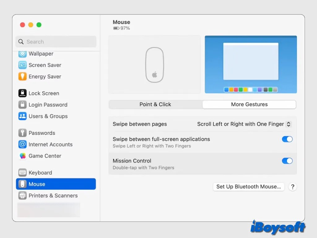 Passen Sie Ihre Maus-Einstellungen auf MacBook Air/Pro/iMac an