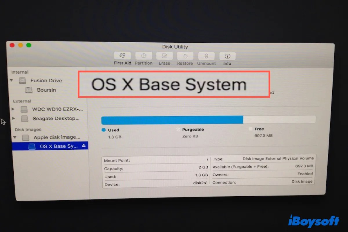 What is macOS Base System?