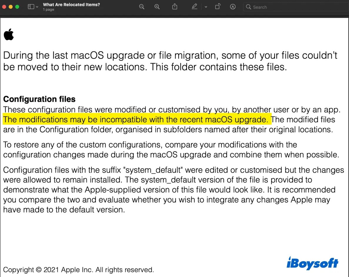 Relocated Items on Mac What is master.passwd.system_default
