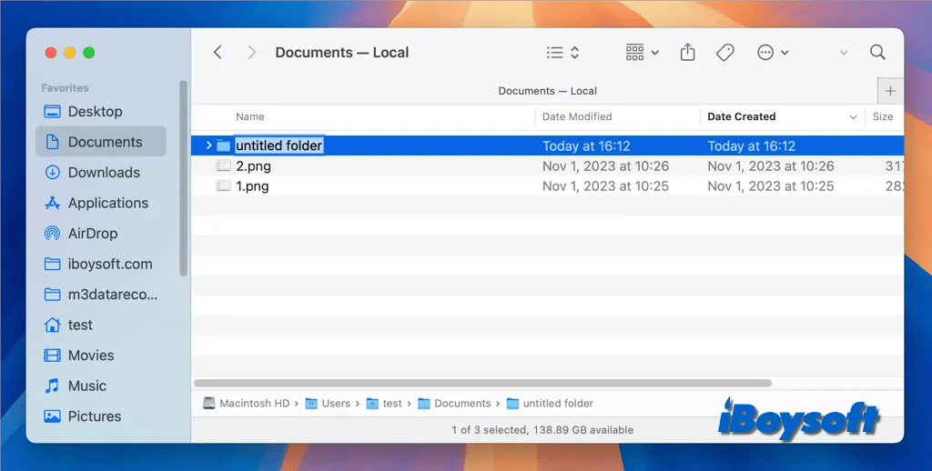 Shift Command N Mac Keyboard Shortcut to Create New Folder