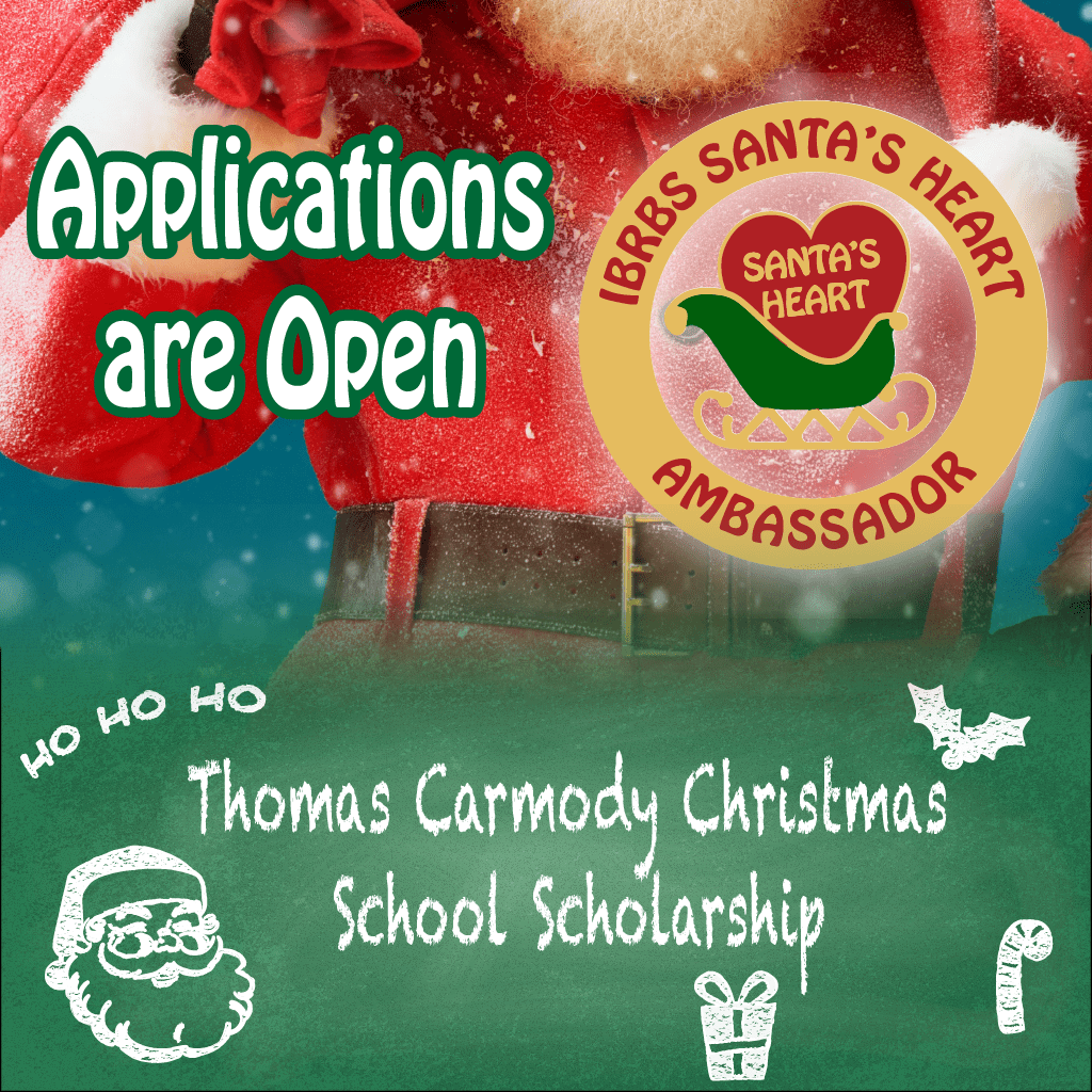 Thomas Carmody Christmas Schools Scholarships and Santa’s Heart Are