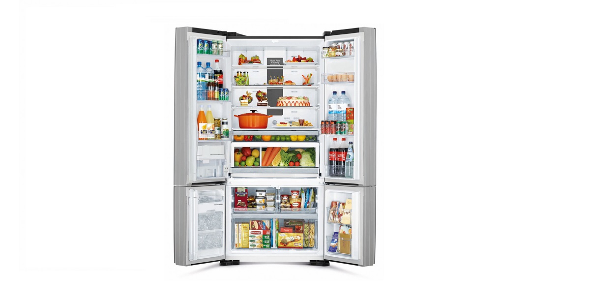 Hitachi 647 Ltrs French Door Side By Side Refrigerator (RWB730PND6XGR