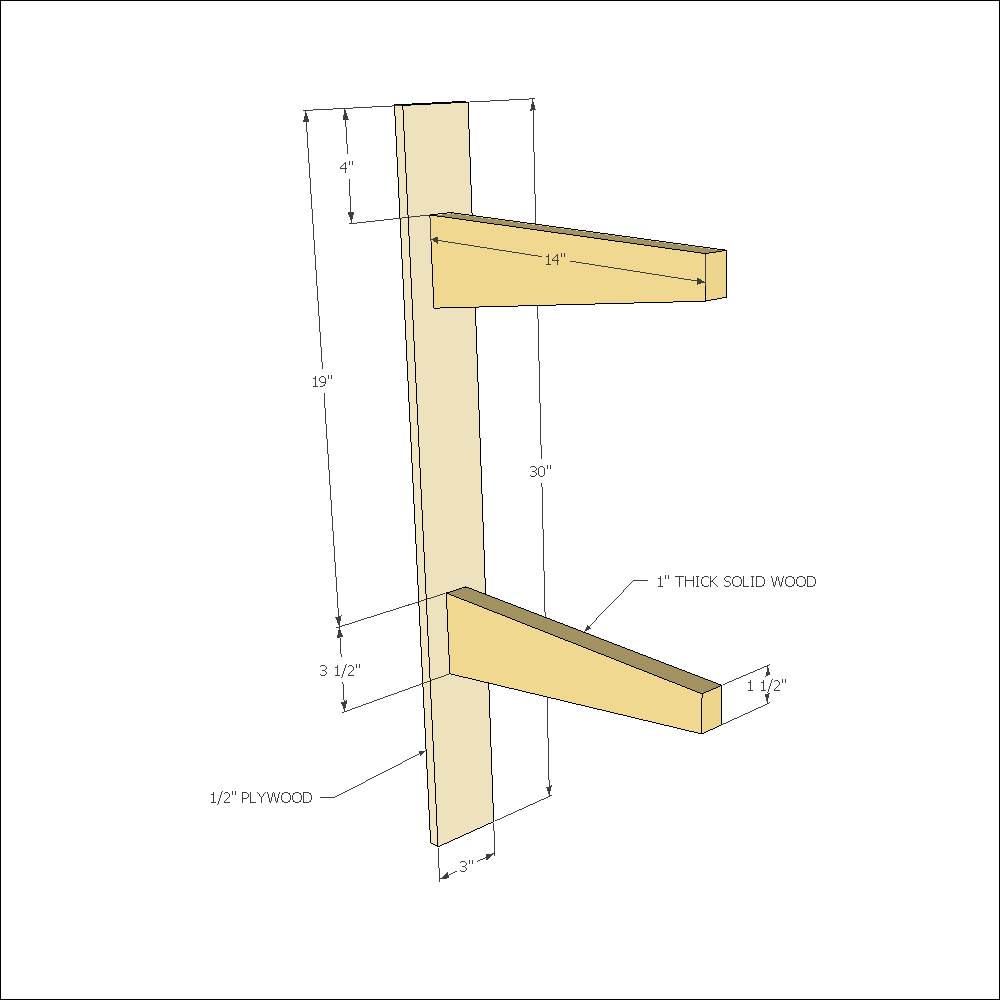 How To Make A Simple Lumber Rack IBUILDIT.CA