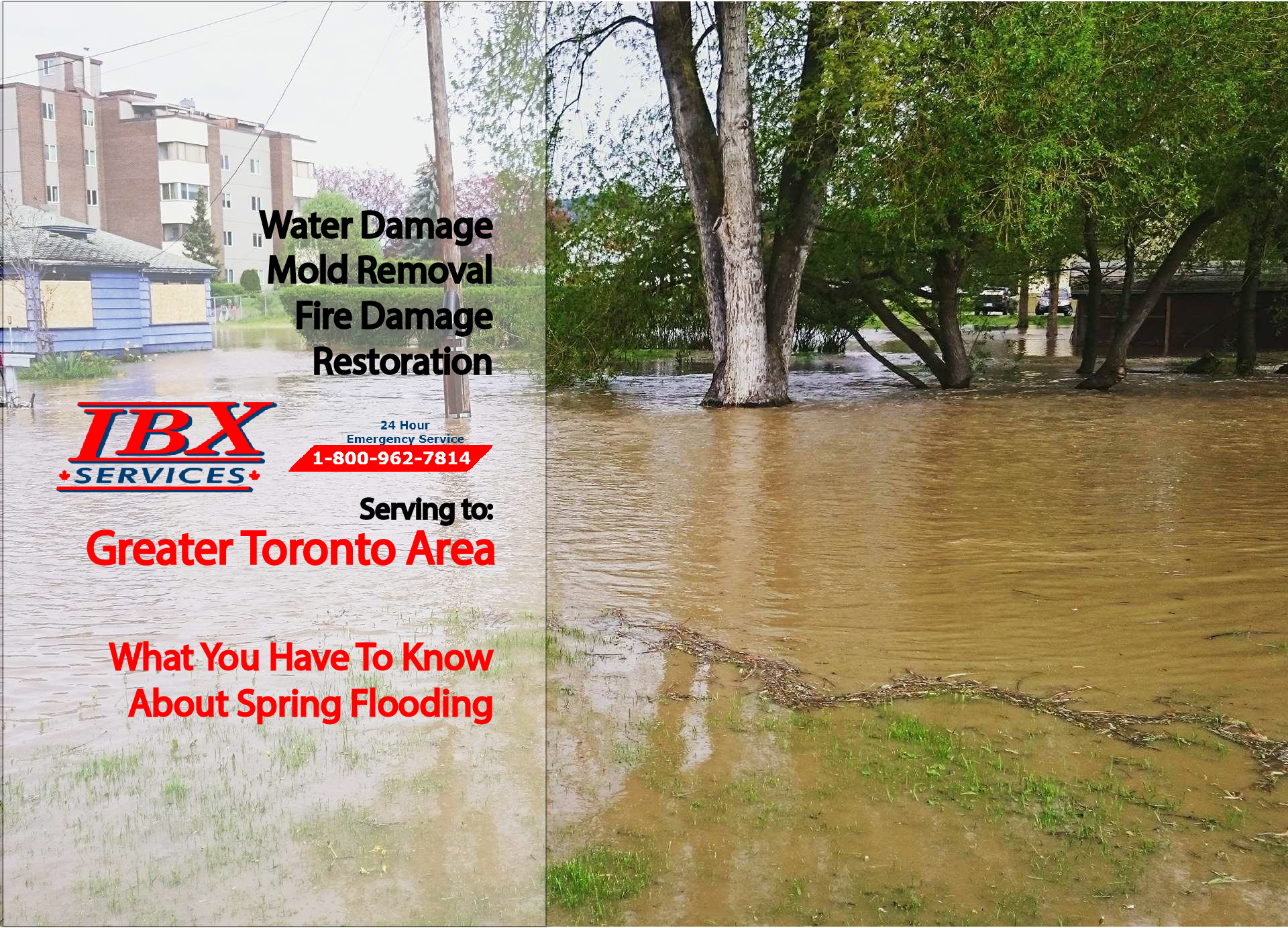 What You Have To Know About Spring Flooding. IBX Services