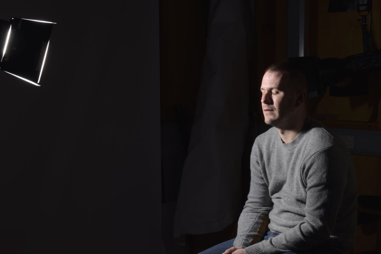 Studio Using Black and White backdrops Photographic Journey