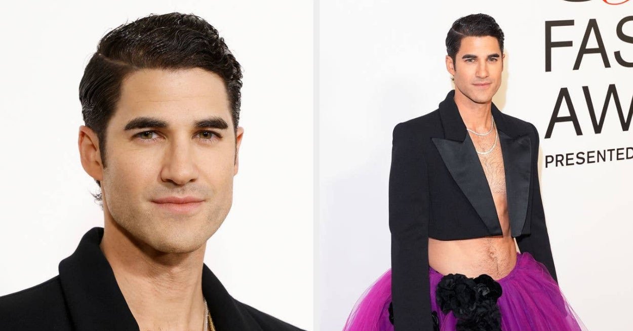 Darren Criss Is Gaining A Lot Of Attention For Wearing A Big, Fluffy