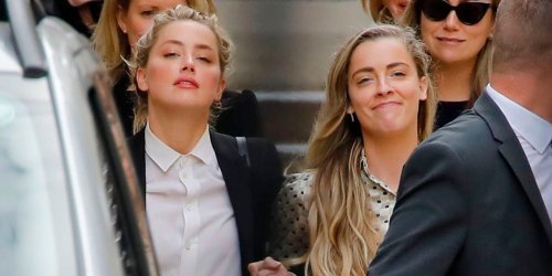 Amber Heard says her sister taught Johnny Depp to snort cocaine with a