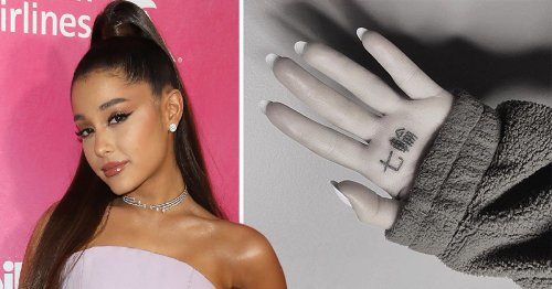 Ariana Grande Gets A New Hand Tattoo In Celebration Of 7 Rings But Is That What It Really Means? | Flipboard 262_x_500_jpg