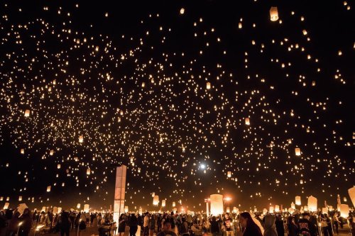 rise lantern festival 2023 The Rise Lantern Festival Will Light Up The Nevada Desert Again In 2021