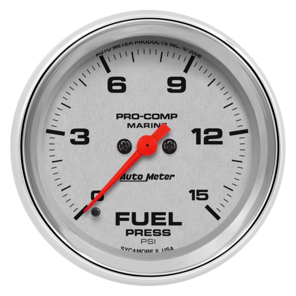 Auto Meter® 20084935 2.62" Chrome InDash Mount Fuel Pressure Gauge