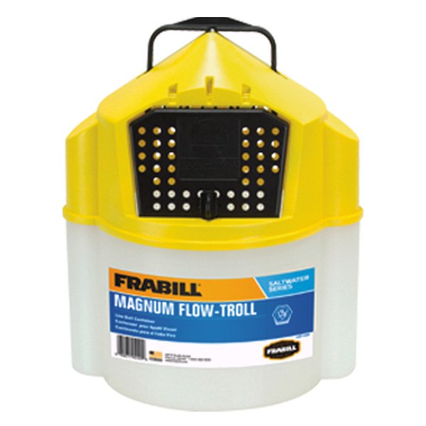 Frabill® 451205 Magnum Flow Troll™ 14" x 11.5" x 9" 10 qt Shrimp Bait