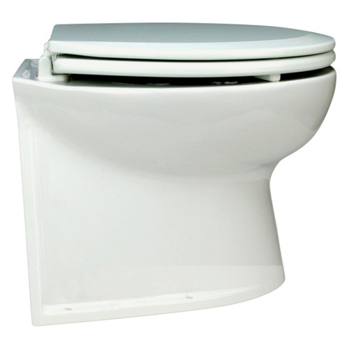 Jabsco® 580801012 Deluxe Flush 12V 14" Straight Back Electric Toilet