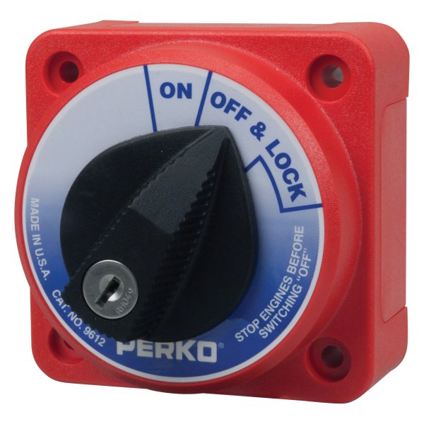 Perko® 9612DP Compact 2Way 315A 50V DC On/Off Disconnect Battery