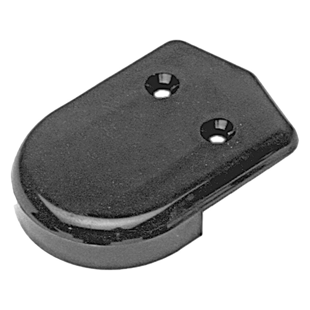 TACO® F900001BKN1 2" H Black Nylon Rub Rail End Cap
