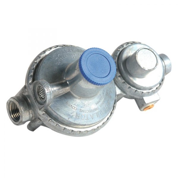 Camco® 59313 160.000 BTU Fixed Two Stage Vertical LP Gas Regulator (1