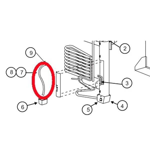 Norcold® 622390 Drip Tray Drain Hose for Norcold™ N61X, N62X, N64X