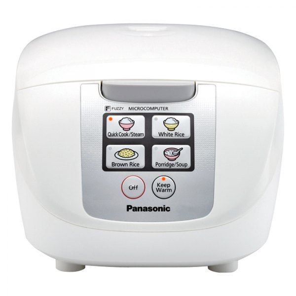 Panasonic® SRDF101 10Cup 750W White 6 Digital Programs Rice Cooker