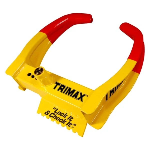 Trimax® TCL65 Yellow Steel Deluxe Wheel Chock Lock