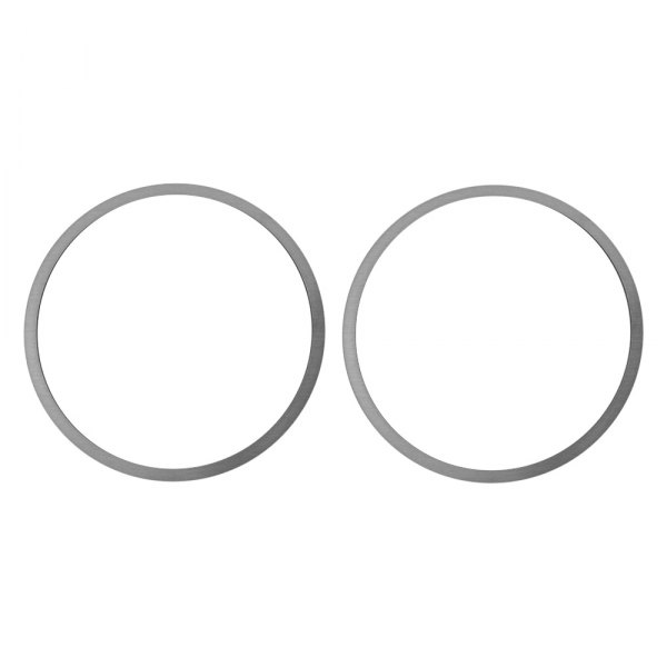 American Car Craft® 271043 Brushed Lower Door Speaker Trim Rings with