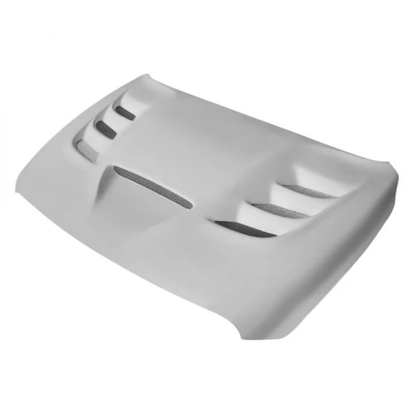 Amerihood® Ram 1500 2011 VIP Style Functional Ram Air Fiberglass Hood