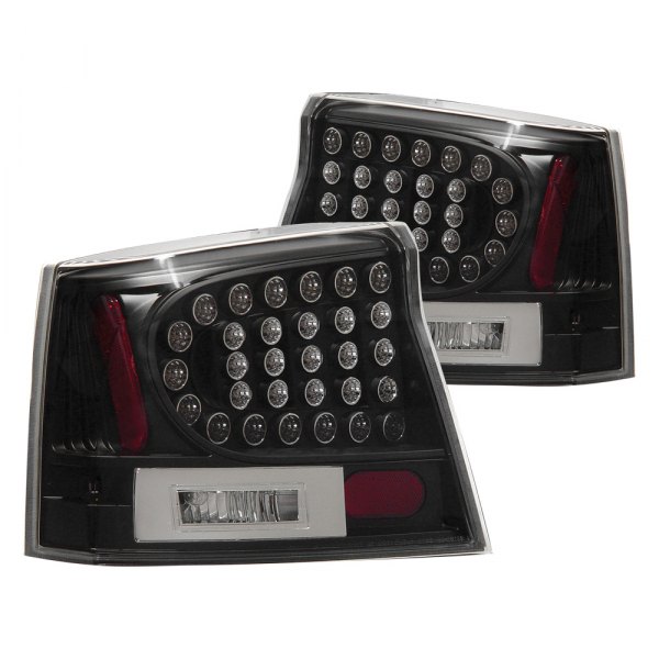 Anzo® 321014 Black LED Tail Lights