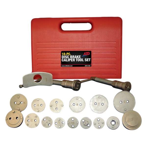 ATD® 5165 18piece Disc Brake Caliper Tool Kit