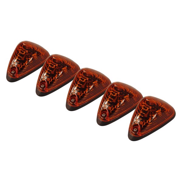 Atomic LED® F0002A Strobable Black Amber LED Cab Roof Lights