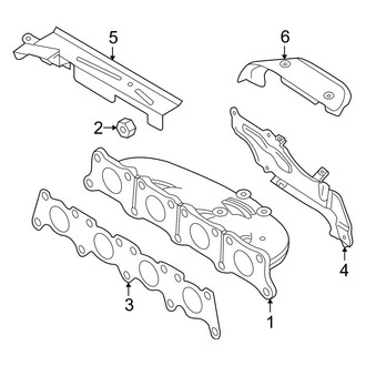 2001 Audi TT Exhaust | Manifolds, Mufflers, Clamps — CARiD.com