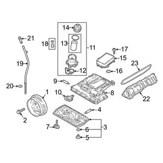 2023 Audi Q5 Engine Oil Pans, Drain Plugs & Dipsticks | CARiD