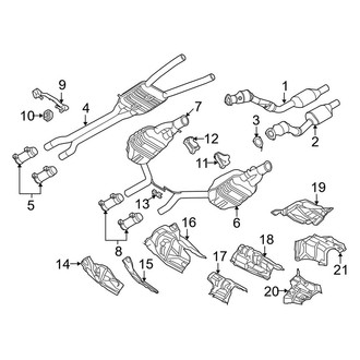 2005 Audi S4 Performance Exhaust Systems - Mufflers, Tips