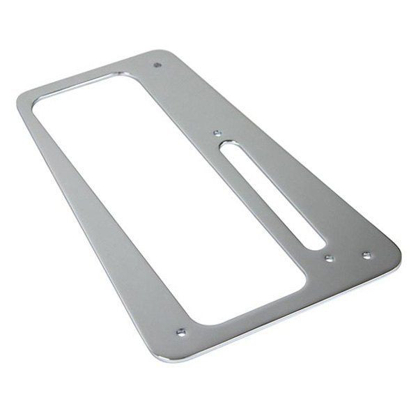 B&M® 80664 Chrome Plastic Boot Plate for MegaShifter Console