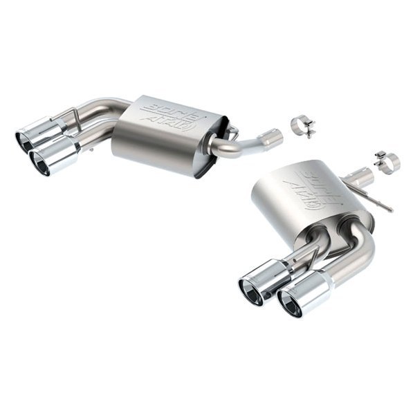 Borla® 11927 ATAK™ Stainless Steel AxleBack Exhaust System with Quad