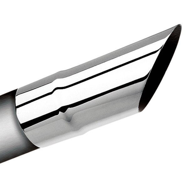 Borla® Stainless Steel Round Angle Cut Set Screw Mounting Method