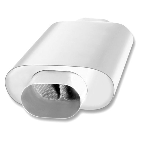 Borla® XR1™ Stainless Steel Oval Slim Line Gray Exhaust Muffler