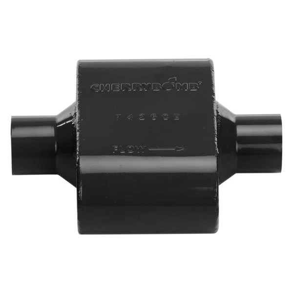 Cherry Bomb® 7426CB Extreme Performance Steel Oval Black Exhaust