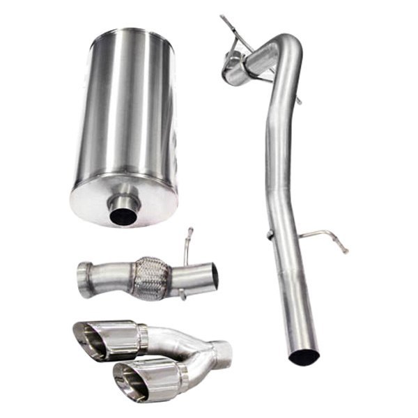 Corsa® 14878 Sport™ 304 SS CatBack Exhaust System with Dual Side Exit