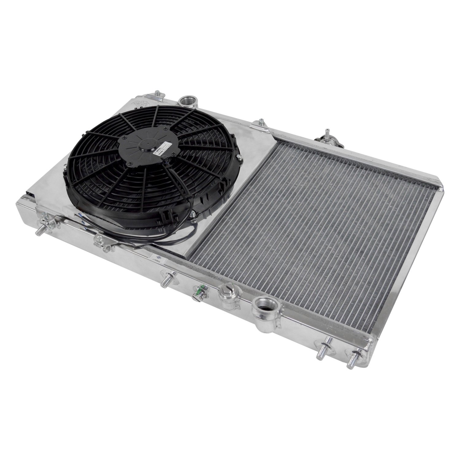 CSF® Aluminum Fan Shroud with 12" High Performance Spal Fan