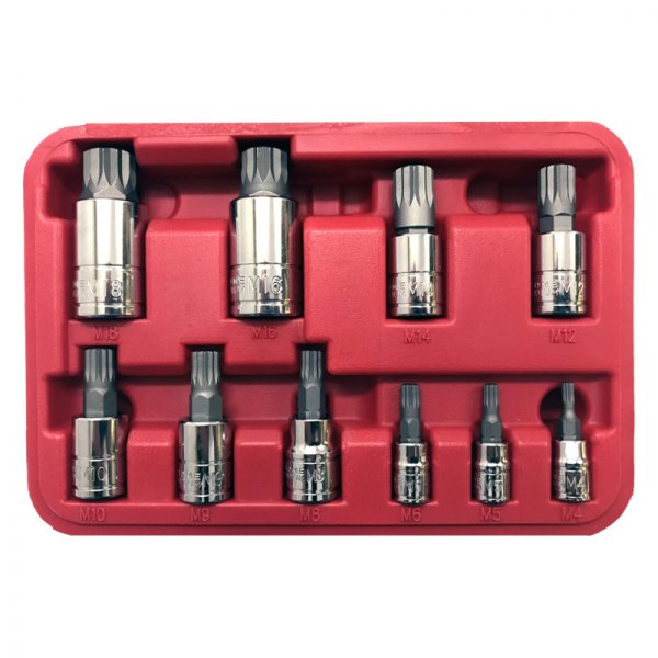 CTA® 3038 10Piece Impact XZN Bit Socket Set