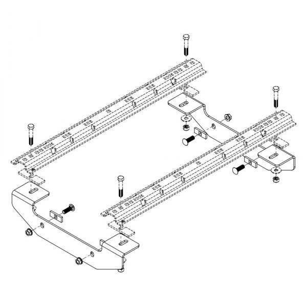 Demco® 8552010 5th Wheel Trailer Hitch Mount Kit