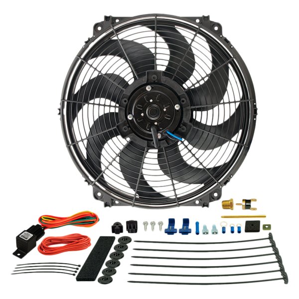 Derale Performance® 16016 Tornado Electric Fan with Controller Kit