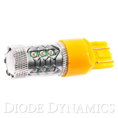 Diode Dynamics® DD0107Q HP11 LED Bulbs (7443, Amber)