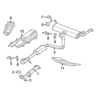 2013 Dodge Dart OEM Exhaust Parts - Systems, Tips | CARiD