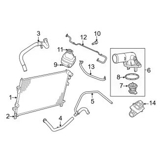 2016 Dodge Journey OEM Engine Cooling Parts - Radiators | CARiD