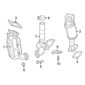 2012 Dodge Journey OEM Exhaust Parts - Systems, Tips | CARiD