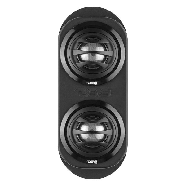 DS18® EN2T PillarPods Series Black Enclosure with 2 x Tweeter Cutouts